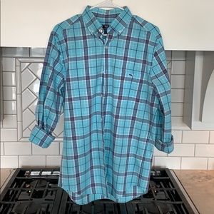 Vineyard vines plaid button down